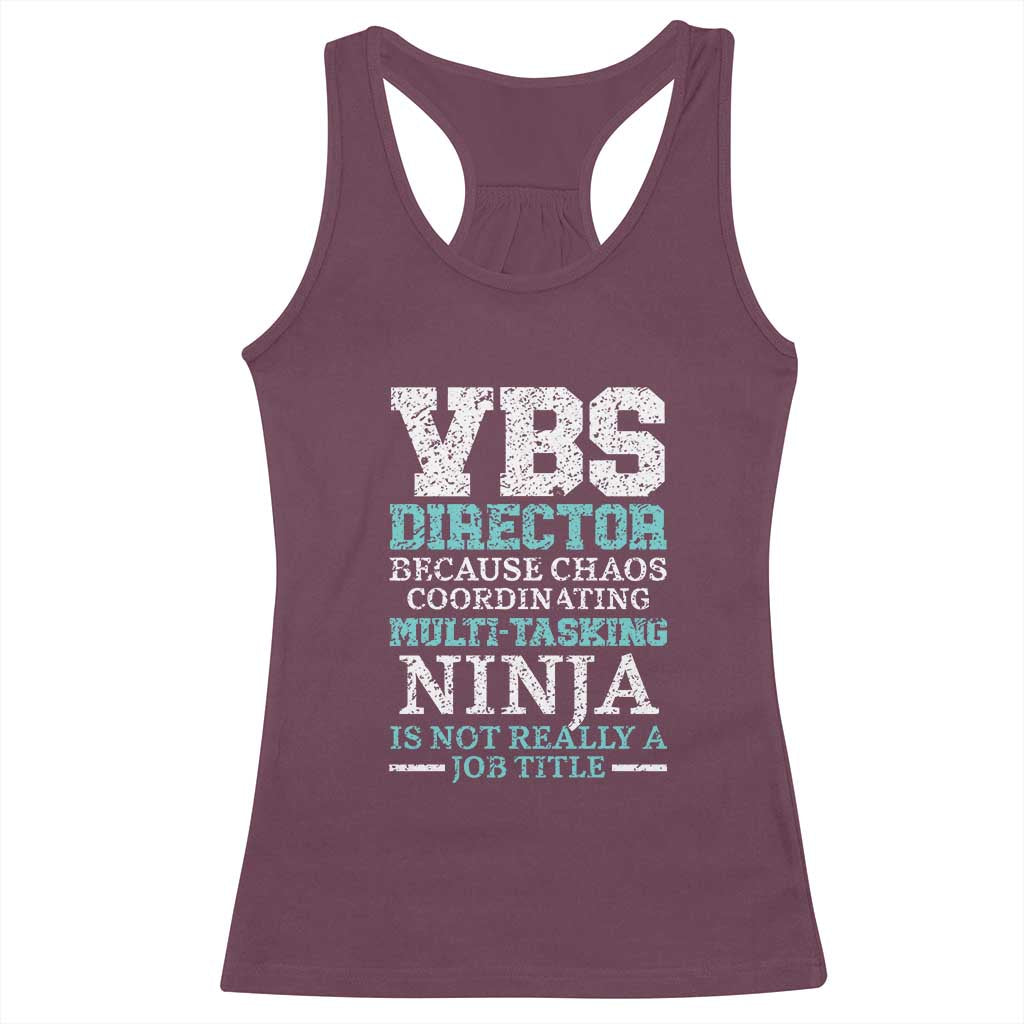 VBS Director Racerback Tank Top Vacation Bible School Christian Teacher