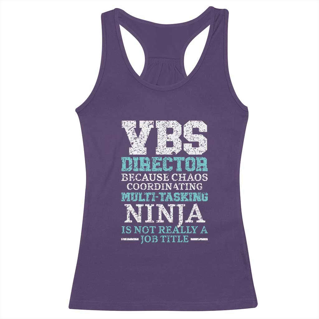 VBS Director Racerback Tank Top Vacation Bible School Christian Teacher