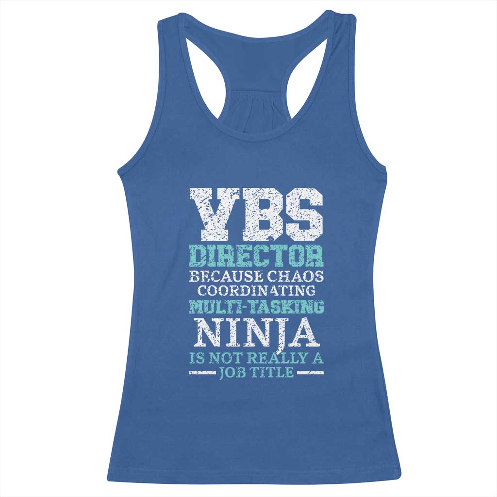 VBS Director Racerback Tank Top Vacation Bible School Christian Teacher