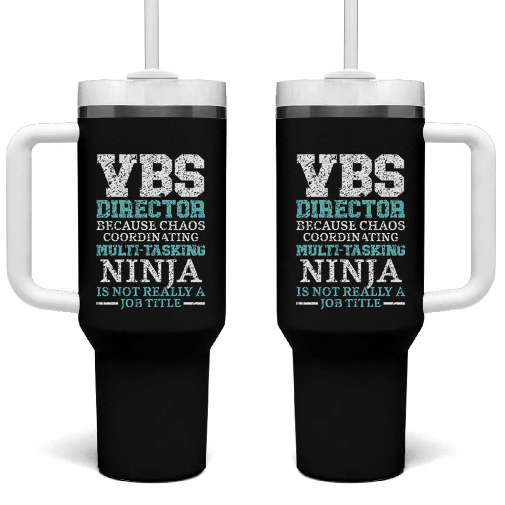 VBS Director Tumbler With Handle Vacation Bible School Christian Teacher