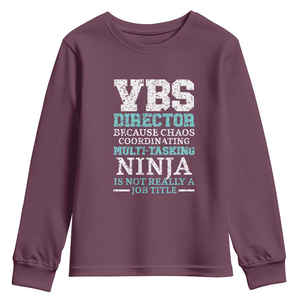 VBS Director Youth Sweatshirt Vacation Bible School Christian Teacher