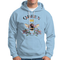 Queen Bee Queen Crown Honey Bee Mother's Day Shirt for Mom Women, Bee T-shirt, Bee Lover Gift, Insect Shirts, Spiritual Shirt, Floral Bee, Mom Shirt Hoodie - Wonder Print Shop