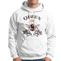 Queen Bee Queen Crown Honey Bee Mother's Day Shirt for Mom Women, Bee T-shirt, Bee Lover Gift, Insect Shirts, Spiritual Shirt, Floral Bee, Mom Shirt Hoodie - Wonder Print Shop