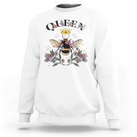 Queen Bee Queen Crown Honey Bee Mother's Day Shirt for Mom Women, Bee T-shirt, Bee Lover Gift, Insect Shirts, Spiritual Shirt, Floral Bee, Mom Shirt Sweatshirt - Wonder Print Shop