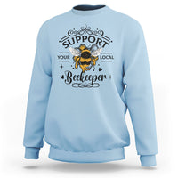 Support Your Local Beekeeper Save The Bees Vintage Beehive Beekeeper Shirt, Bee T-shirt, Bee Lover Gift, Insect Shirts, Spiritual Shirt Sweatshirt - Wonder Print Shop