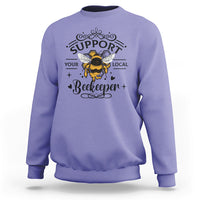 Support Your Local Beekeeper Save The Bees Vintage Beehive Beekeeper Shirt, Bee T-shirt, Bee Lover Gift, Insect Shirts, Spiritual Shirt Sweatshirt - Wonder Print Shop