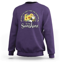 Bee the Sunshine Sunflowers and Bees Floral Bee Inspitational Shirt, Bee T-shirt, Bee Lover Gift, Insect Shirts, Spiritual Shirt Sweatshirt - Wonder Print Shop