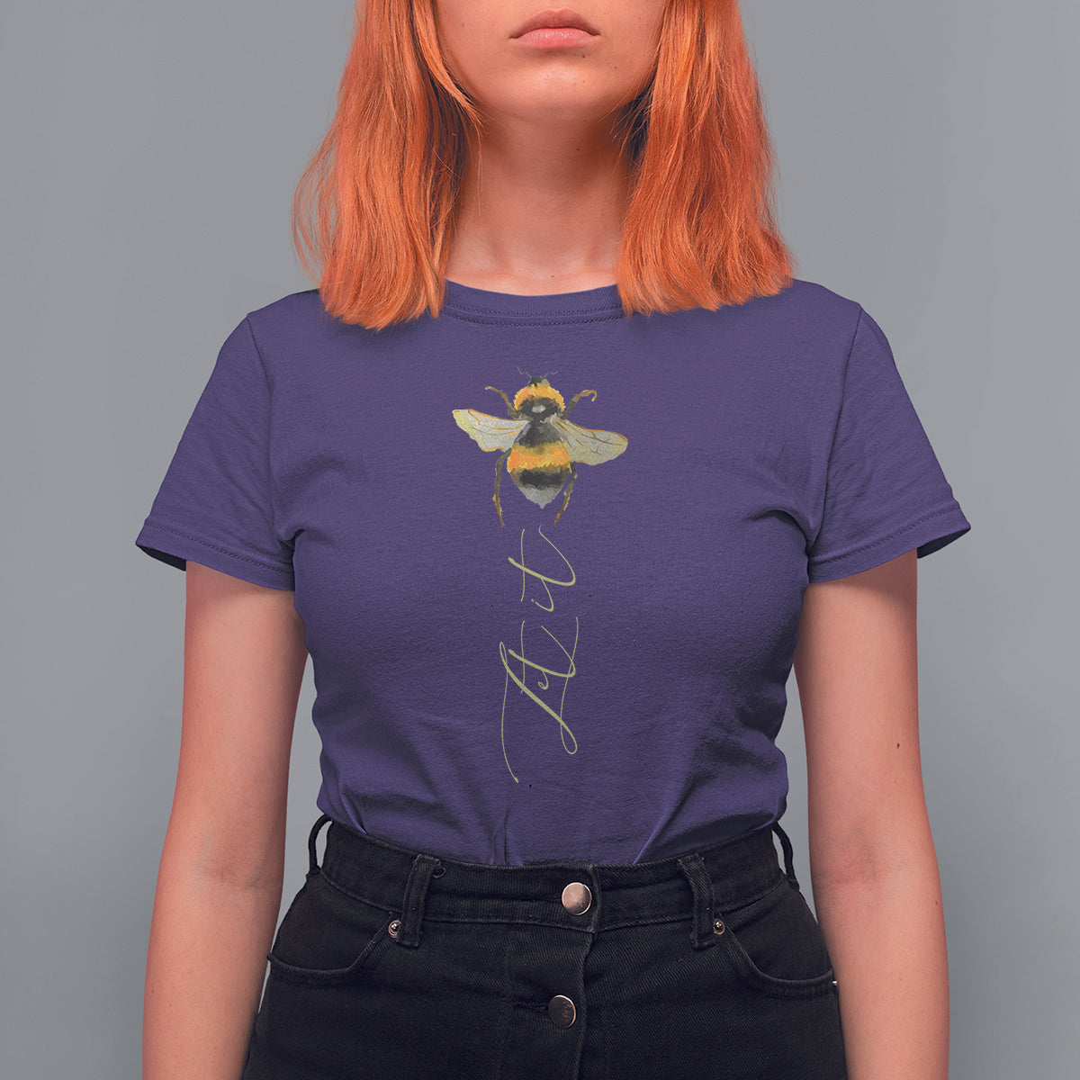 Let It Be Queen Bee Inspirational Shirt, Bee T-shirt, Bee Lover Gift, Insect Shirts, Spiritual Shirt T Shirt For Women - Wonder Print Shop