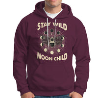 Stay Wild Moon Child Retro Geometric Bee Moon Phases Spiritual Shirt, Bee T-shirt, Bee Lover Gift, Insect Shirts, Spiritual Shirt, Hoodie - Wonder Print Shop