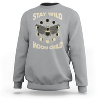 Stay Wild Moon Child Retro Geometric Bee Moon Phases Spiritual Shirt, Bee T-shirt, Bee Lover Gift, Insect Shirts, Spiritual Shirt, Sweatshirt - Wonder Print Shop