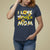 I Love Being A Mom Sunflower Bee Queen Bee Mother's Day Shirt for Mom Women, Bee T-shirt, Bee Lover Gift, Insect Shirts, Floral Bee, Mom Shirt T Shirt For Women - Wonder Print Shop