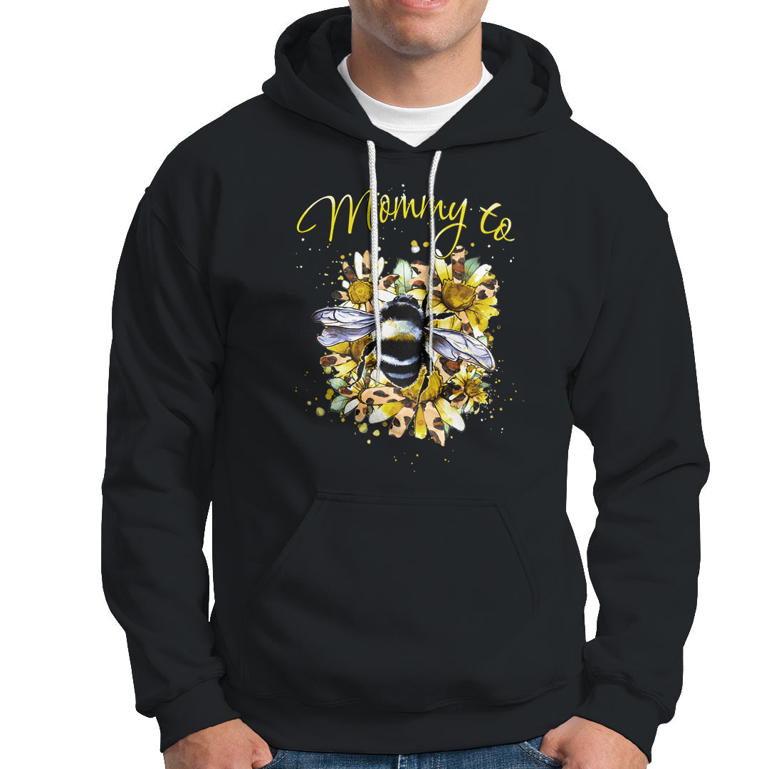 Mommy To Be New Mom First Mother's Day Watercolor Floral Bee Mother's Day Shirt for Mom Women, Bee T-shirt, Bee Lover Gift, Insect Shirts, Floral Bee, Mom Shirt Hoodie - Wonder Print Shop