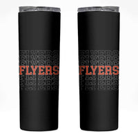 Retro Flyers Name Script Style Skinny Tumbler Vintage Distressed Graphic Sports Fan Pride