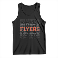 Retro Flyers Name Script Style Tank Top Vintage Distressed Graphic Sports Fan Pride