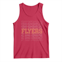 Retro Flyers Name Script Style Tank Top Vintage Distressed Graphic Sports Fan Pride