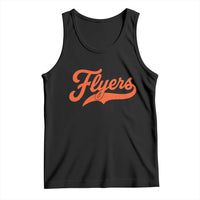 Vintage Flyers Name Script Style Tank Top Retro Distressed Tailgate Spirit Sports Fan