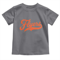 Vintage Flyers Name Script Style Toddler T Shirt Retro Distressed Tailgate Spirit Sports Fan
