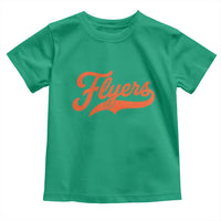 Vintage Flyers Name Script Style Toddler T Shirt Retro Distressed Tailgate Spirit Sports Fan