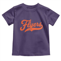 Vintage Flyers Name Script Style Toddler T Shirt Retro Distressed Tailgate Spirit Sports Fan