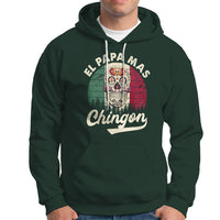 Mexican Dad Hoodie El Papa Mas Chingon Regalos Para Papa Dia Del Padre Mexicano - Wonder Print Shop