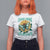 Botanical Sunflower Change Brings Opportunity Actias Luna Moth T-Shirt for Women, Moth Spirituality for Insect Lover T Shirt For Women - Wonder Print Shop
