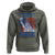Funny Democracy Is Dying But Hey Nice Fireworks Hoodie Statue of Liberty Patriotic 4th of July American Flag