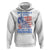 Funny Democracy Is Dying But Hey Nice Fireworks Hoodie Statue of Liberty Patriotic 4th of July American Flag