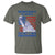 Funny Democracy Is Dying But Hey Nice Fireworks T Shirt Statue of Liberty Patriotic 4th of July American Flag