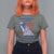 Funny Democracy Is Dying But Hey Nice Fireworks T Shirt For Women Statue of Liberty Patriotic 4th of July American Flag