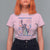 Funny Democracy Is Dying But Hey Nice Fireworks T Shirt For Women Statue of Liberty Red and White Patriotic 4th of July