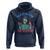Funny Skeleton Lady Liberty Hoodie I'm Just Here For The Wieners 4th Of July Hot Dog - Wonder Print Shop