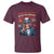 Funny 4th of July Democracy Is Dying T Shirt But Hey Nice Fireworks Satirical Uncle Sam - Wonder Print Shop