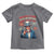 Funny 4th of July Democracy Is Dying Toddler T Shirt But Hey Nice Fireworks Satirical Uncle Sam - Wonder Print Shop