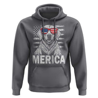 Merica Golden Retriever Hoodie Patriotic Dog US Flag 4th Of July - Wonder Print Shop