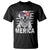 Merica Golden Retriever T Shirt Patriotic Dog US Flag 4th Of July - Wonder Print Shop