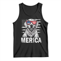 Merica Golden Retriever Tank Top Patriotic Dog US Flag 4th Of July - Wonder Print Shop