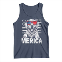 Merica Golden Retriever Tank Top Patriotic Dog US Flag 4th Of July - Wonder Print Shop