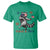 Feral and Free Dancing Raccoon T Shirt Funny 4th July Patriotic Animal US Flag and Fireworks - Wonder Print Shop