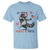 Feral and Free Dancing Raccoon T Shirt Funny 4th July Patriotic Animal US Flag and Fireworks - Wonder Print Shop