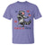 Feral and Free Dancing Raccoon T Shirt Funny 4th July Patriotic Animal US Flag and Fireworks - Wonder Print Shop