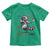 Feral and Free Dancing Raccoon Toddler T Shirt Funny 4th July Patriotic Animal US Flag and Fireworks - Wonder Print Shop
