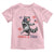 Feral and Free Dancing Raccoon Toddler T Shirt Funny 4th July Patriotic Animal US Flag and Fireworks - Wonder Print Shop