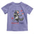 Feral and Free Dancing Raccoon Toddler T Shirt Funny 4th July Patriotic Animal US Flag and Fireworks - Wonder Print Shop