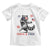 Feral and Free Dancing Raccoon Toddler T Shirt Funny 4th July Patriotic Animal US Flag and Fireworks - Wonder Print Shop