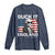 Funny George Washington Long Sleeve Shirt Suck It England Bold Patriotic 4th of July 1776