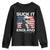 Funny George Washington Youth Sweatshirt Suck It England Bold Patriotic 4th of July 1776