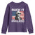 Funny George Washington Youth Sweatshirt Suck It England Bold Patriotic 4th of July 1776