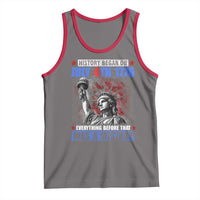 History Began July 4th 1776 Tank Top Bold Patriotic Statement Statue of Liberty
