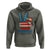Vintage ‘Merica Peace Sign Hoodie Retro Patriotic 4th of July USA Flag
