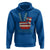 Vintage ‘Merica Peace Sign Hoodie Retro Patriotic 4th of July USA Flag